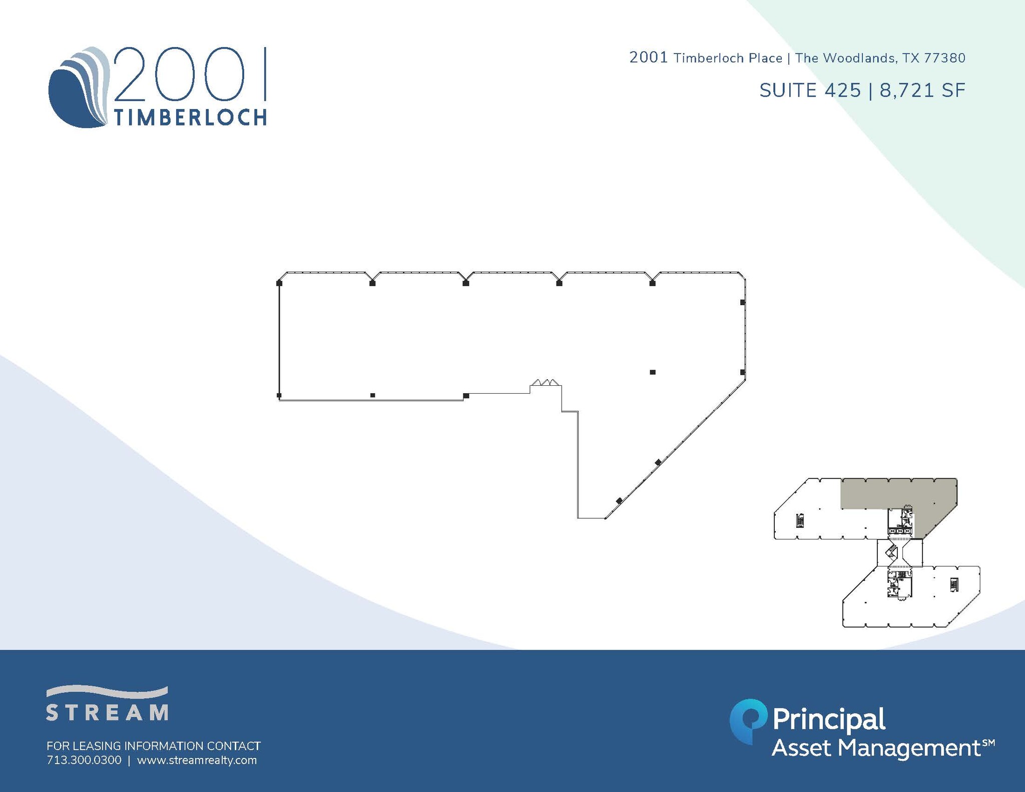 2001 Timberloch Pl, The Woodlands, TX à louer Plan d’étage– Image 1 sur 1