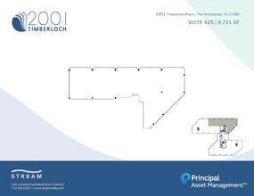 2001 Timberloch Pl, The Woodlands, TX à louer Plan d’étage– Image 1 sur 1