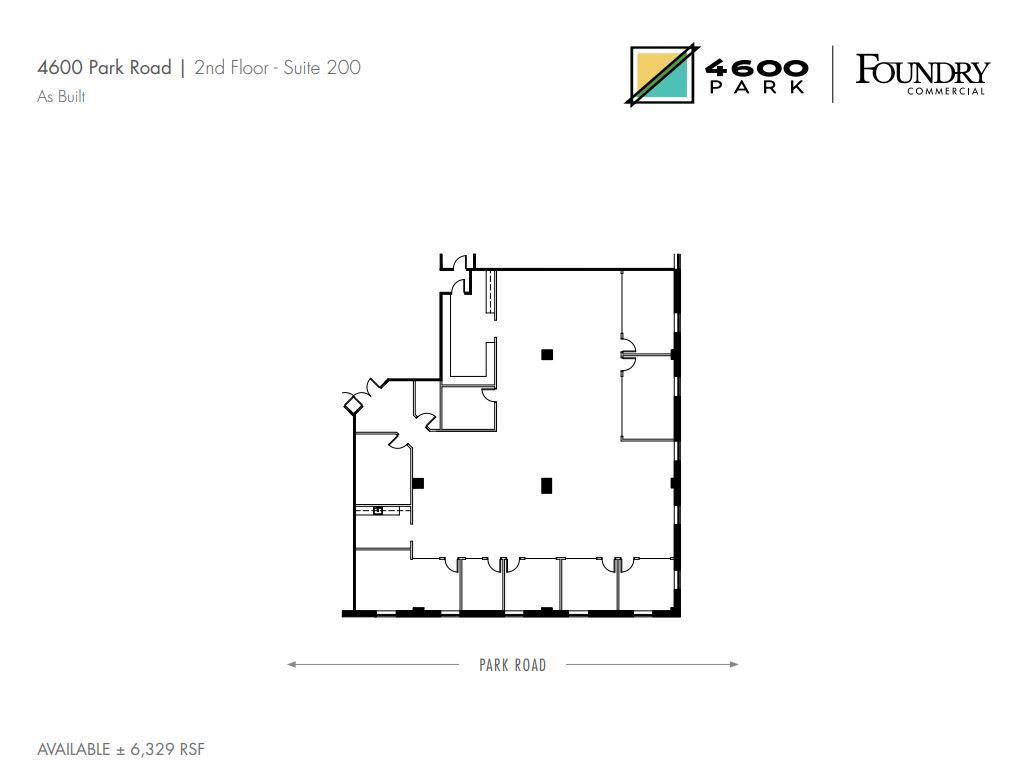 4600 Park Rd, Charlotte, NC à louer Plan d’étage– Image 1 sur 1