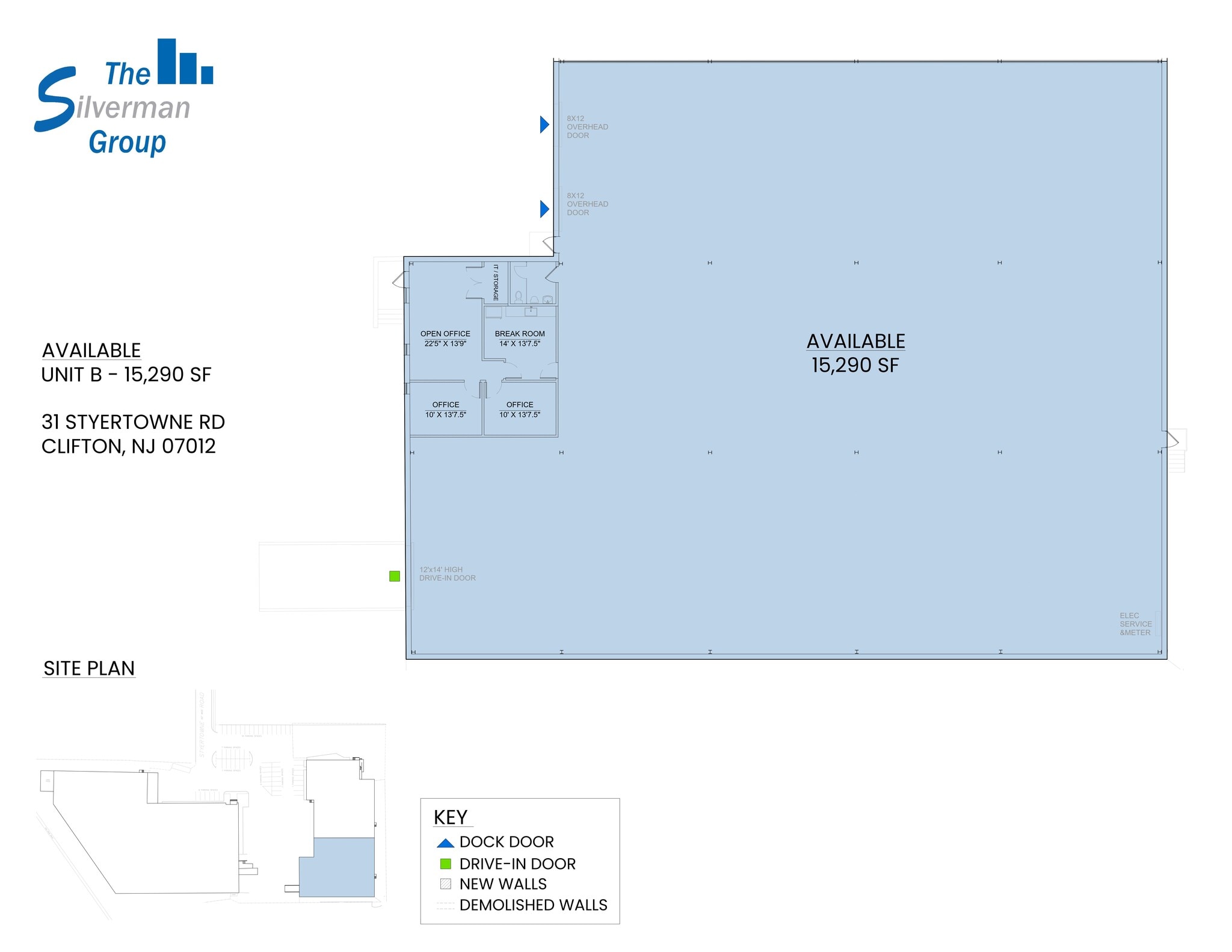 35 Styertowne Rd, Clifton, NJ à louer Plan de site– Image 1 sur 1