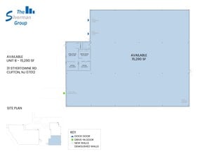 35 Styertowne Rd, Clifton, NJ à louer Plan de site– Image 1 sur 1