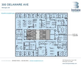 300 Delaware Ave, Wilmington, DE à louer Plan d’étage– Image 2 sur 2