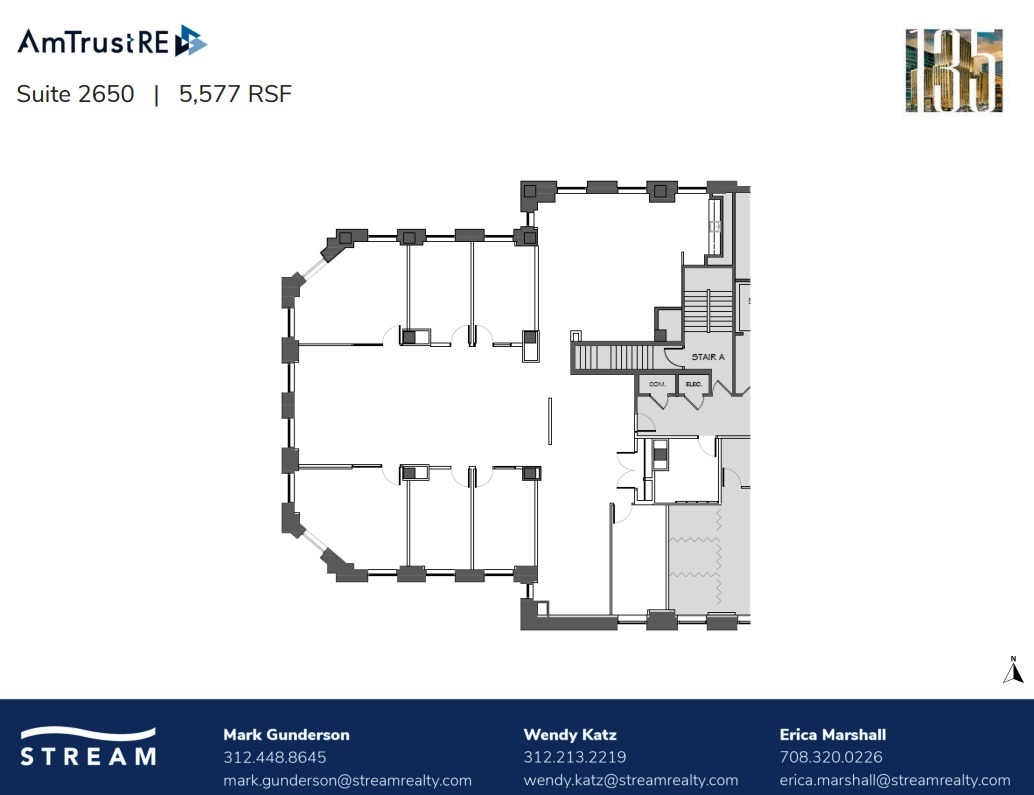 135 S LaSalle St, Chicago, IL à louer Plan d’étage– Image 1 sur 1