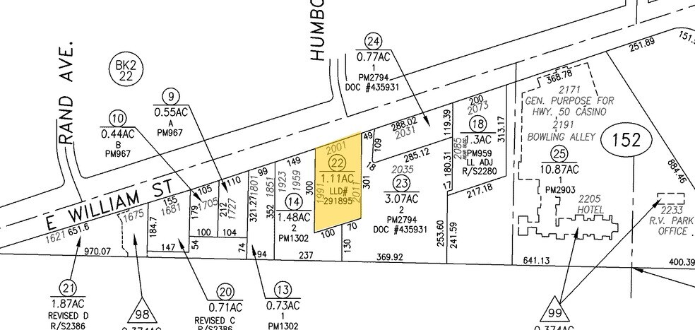 1991 E William St, Carson City, NV à louer - Plan cadastral – Image 2 sur 27
