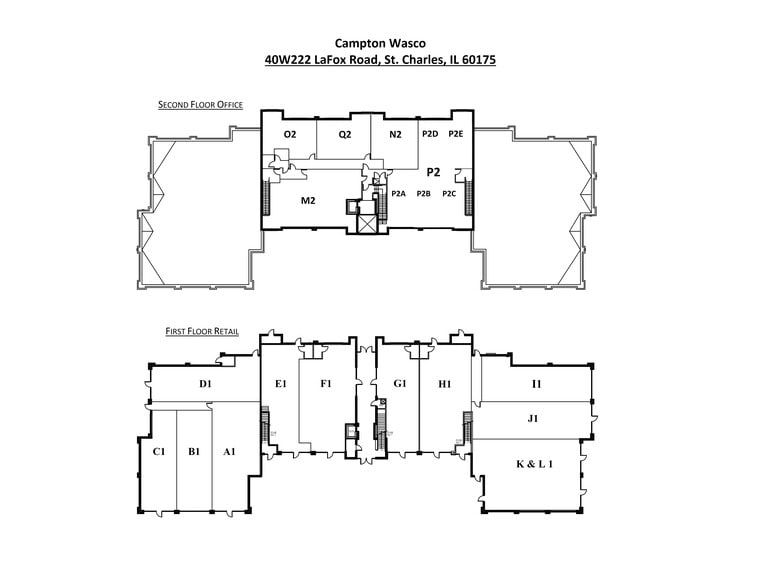 40W222 Lafox Rd, St Charles, IL à louer - Plan de site – Image 1 sur 13