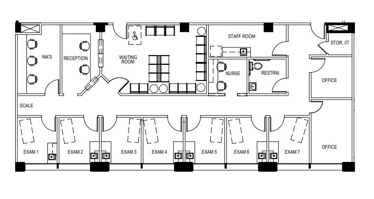 4060 4th Ave, San Diego, CA à louer Plan d’étage– Image 1 sur 1
