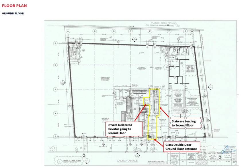 2244 Church Ave, Brooklyn, NY à louer - Plan d’étage – Image 2 sur 5