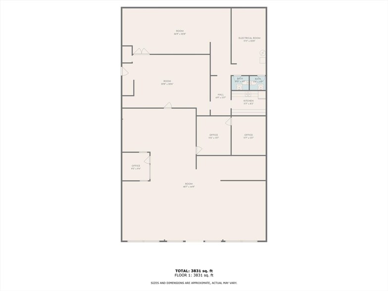 203 Hillcrest Dr, Laurens, SC à louer - Plan d’étage – Image 2 sur 42