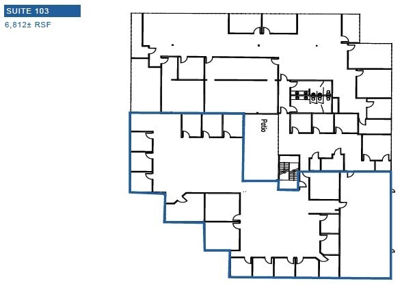 1680 W Shaw Ave, Fresno, CA à louer Plan d’étage– Image 1 sur 1