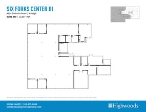 4800 Six Forks Rd, Raleigh, NC à louer Plan d’étage– Image 1 sur 1