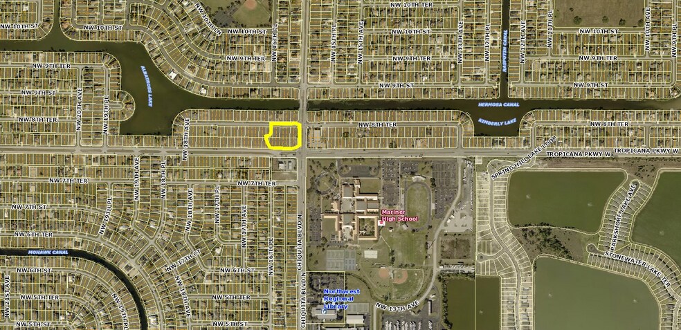 1601 Tropicana Parkway W, Cape Coral, FL à vendre - Aérien – Image 3 sur 4