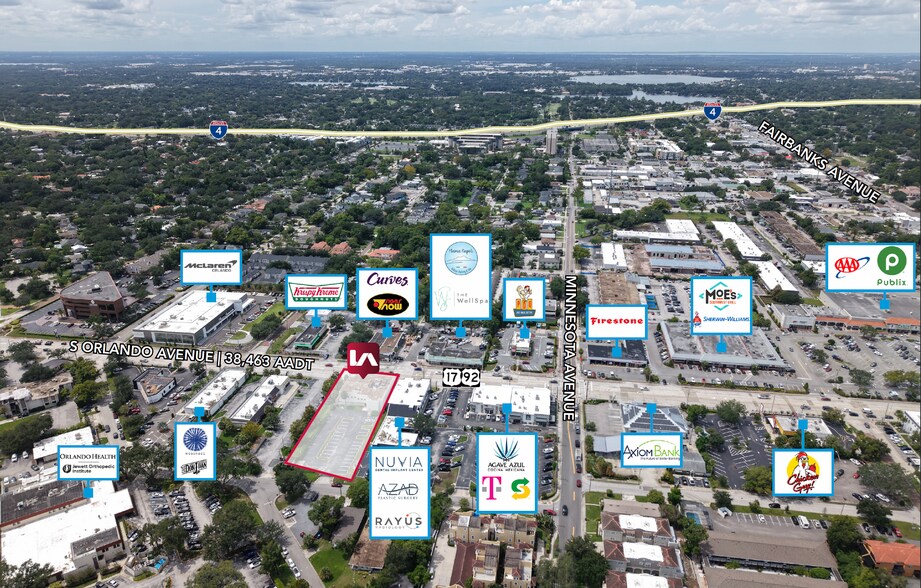 1000 S Orlando Ave, Winter Park, FL à vendre - Aérien – Image 3 sur 4