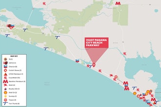 21407 Panama City Beach Pky, Panama City Beach, FL - VUE AÉRIENNE  vue de carte - Image1