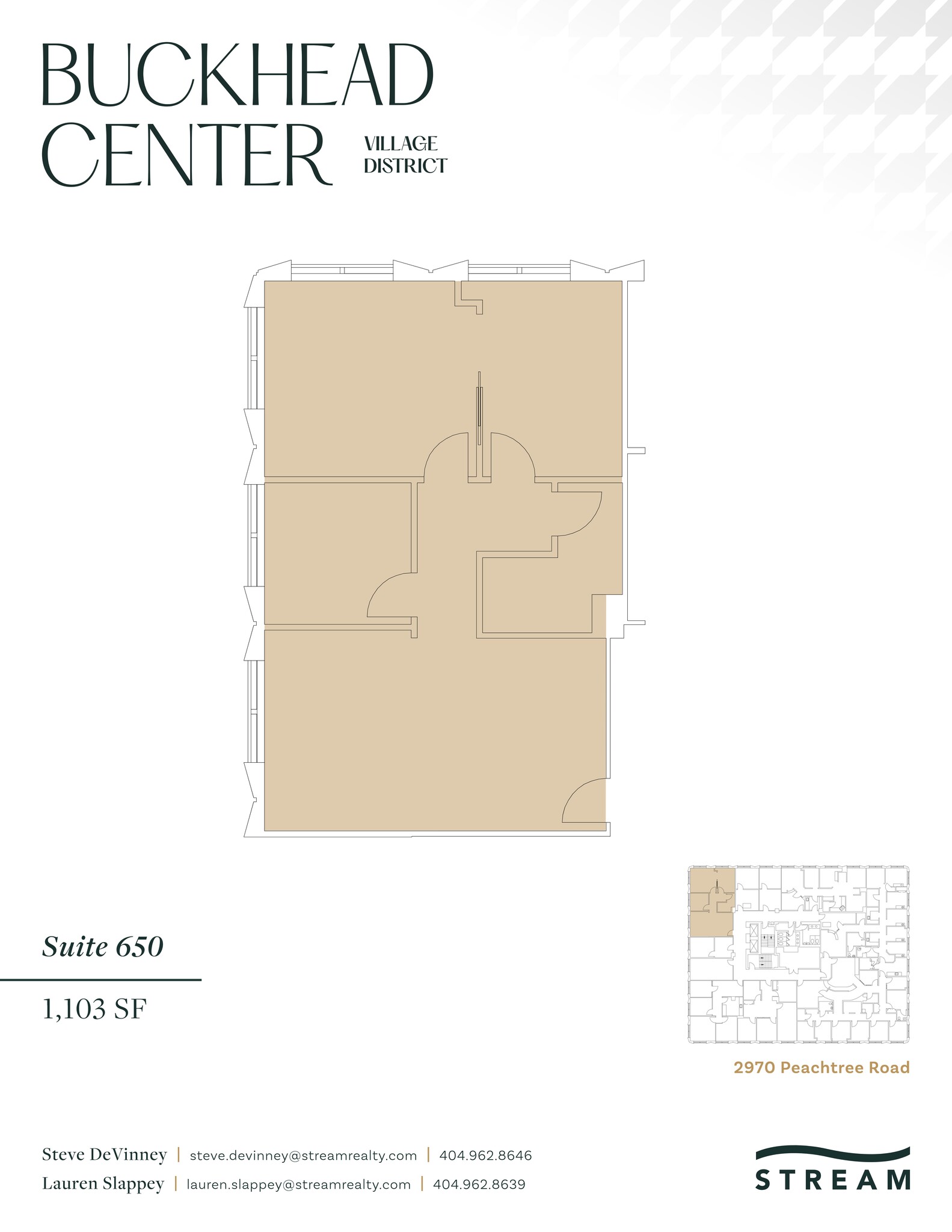 2970 Peachtree Rd NW, Atlanta, GA à louer Plan de site– Image 1 sur 1