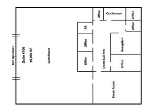 2695 N Fowler Ave, Fresno, CA à louer Plan d’étage– Image 1 sur 1