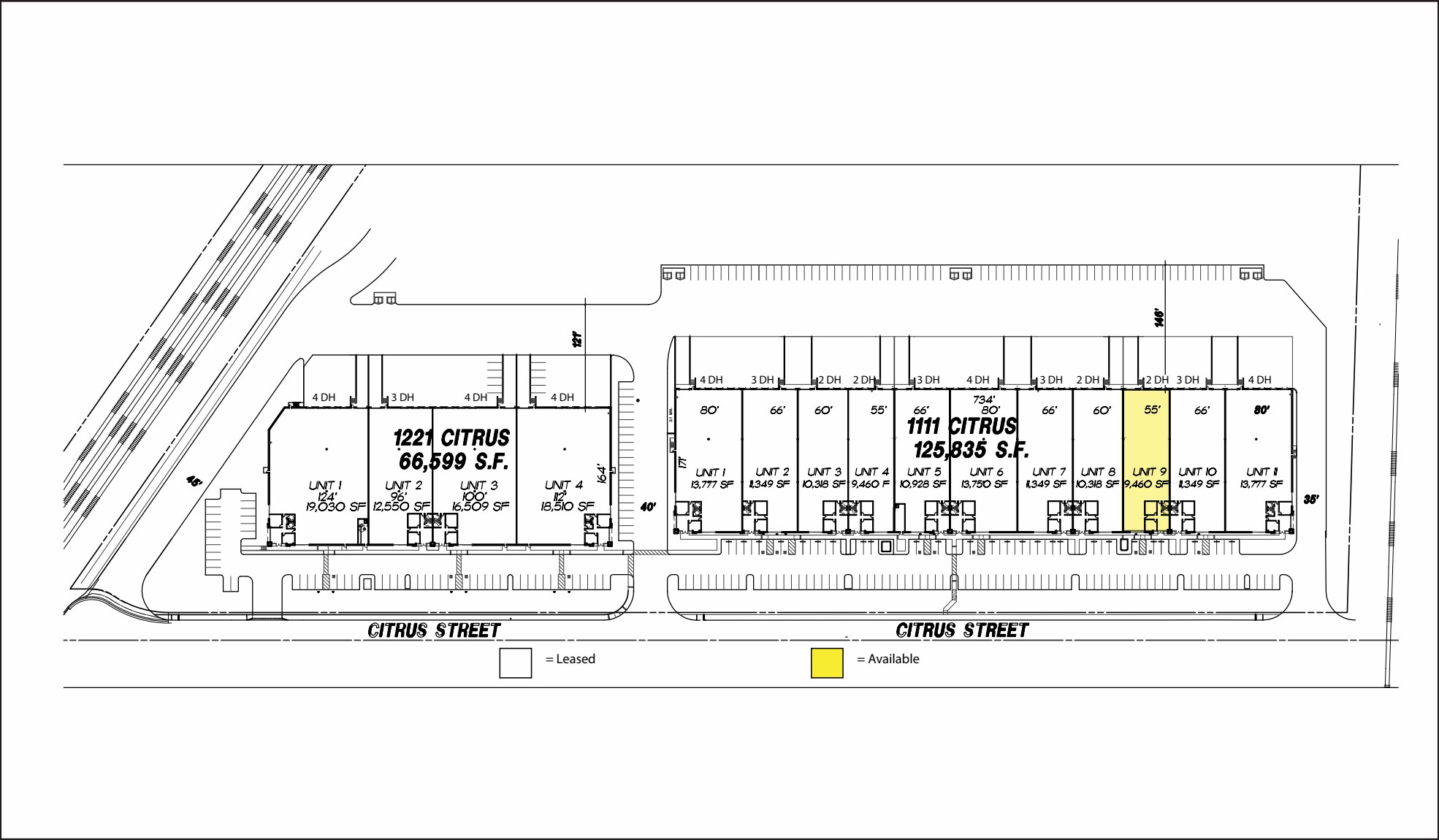 1111 Citrus St, Riverside, CA à louer Plan de site– Image 1 sur 1