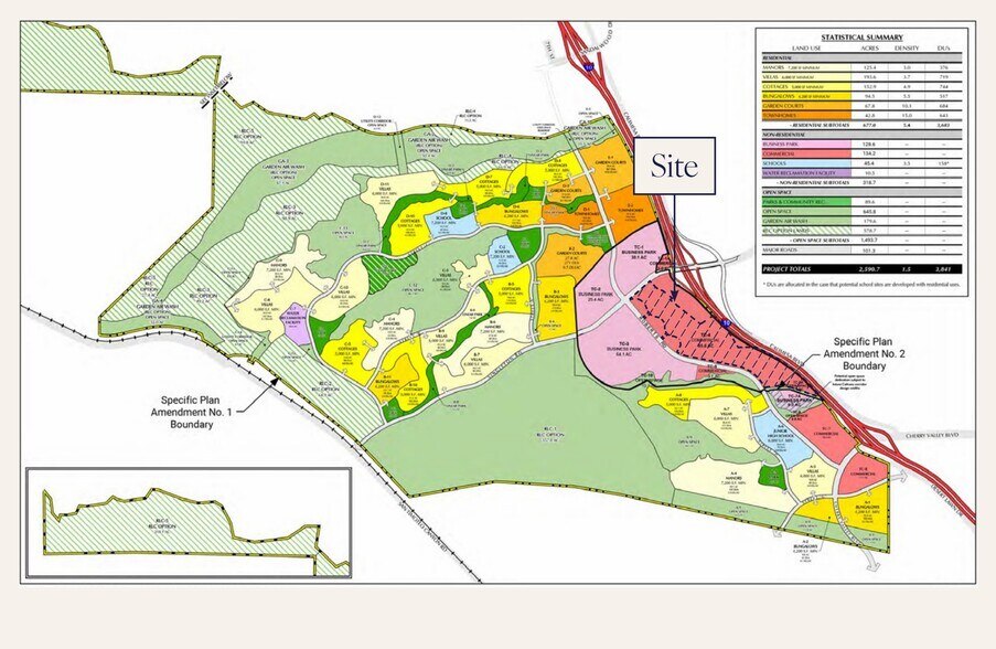 Singleton Rd & Roberts Road, Calimesa, CA à vendre - Plan de site – Image 3 sur 3