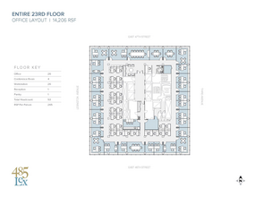 485 Lexington Ave, New York, NY à louer Plan d’étage– Image 1 sur 1