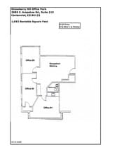 3989 E Arapahoe Rd, Centennial, CO à louer Plan d’étage– Image 1 sur 9