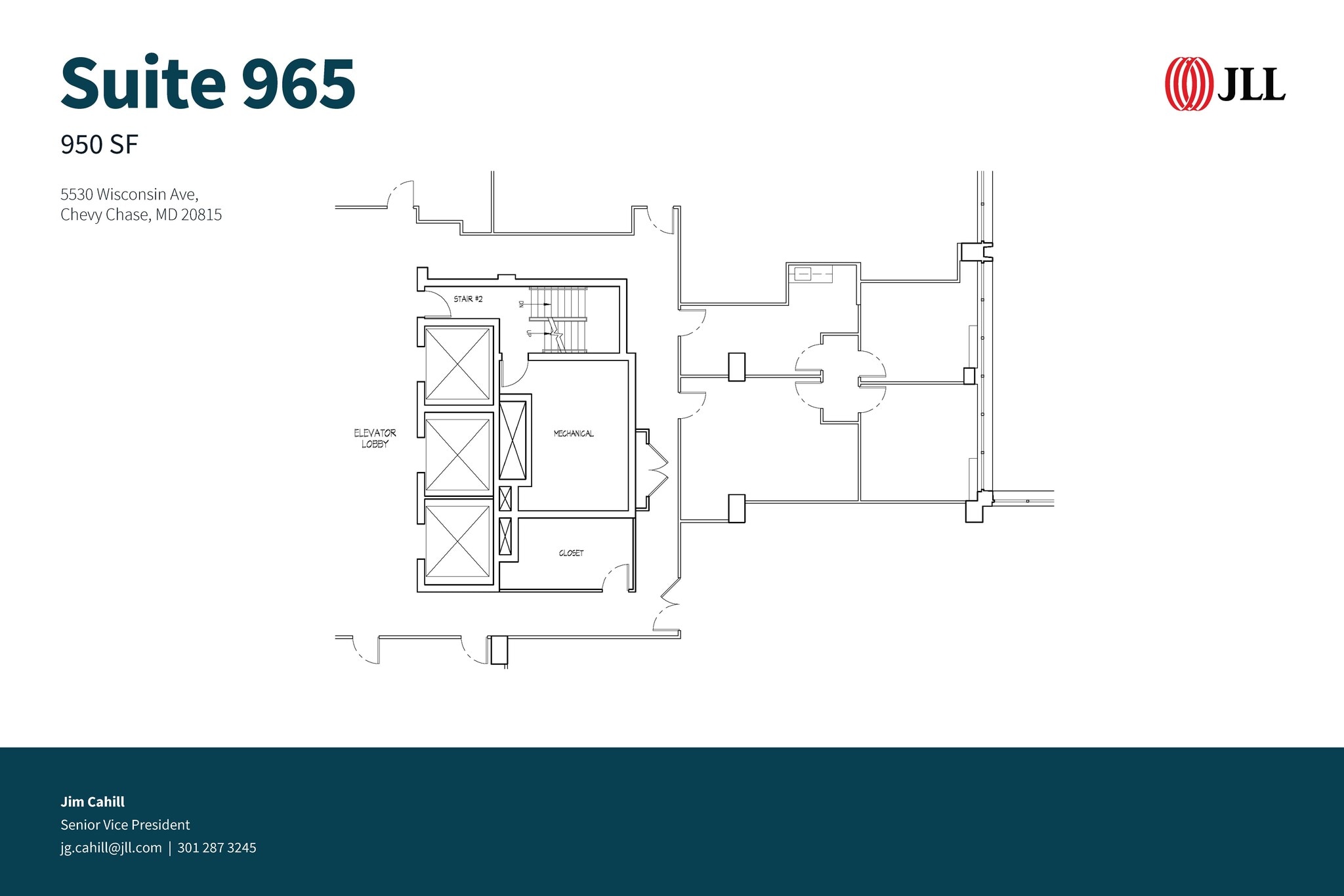 5530 Wisconsin Ave, Chevy Chase, MD à louer Plan d’étage– Image 1 sur 1