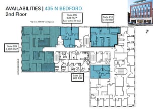 435-437 N Bedford Dr, Beverly Hills, CA à louer Plan d’étage– Image 1 sur 1