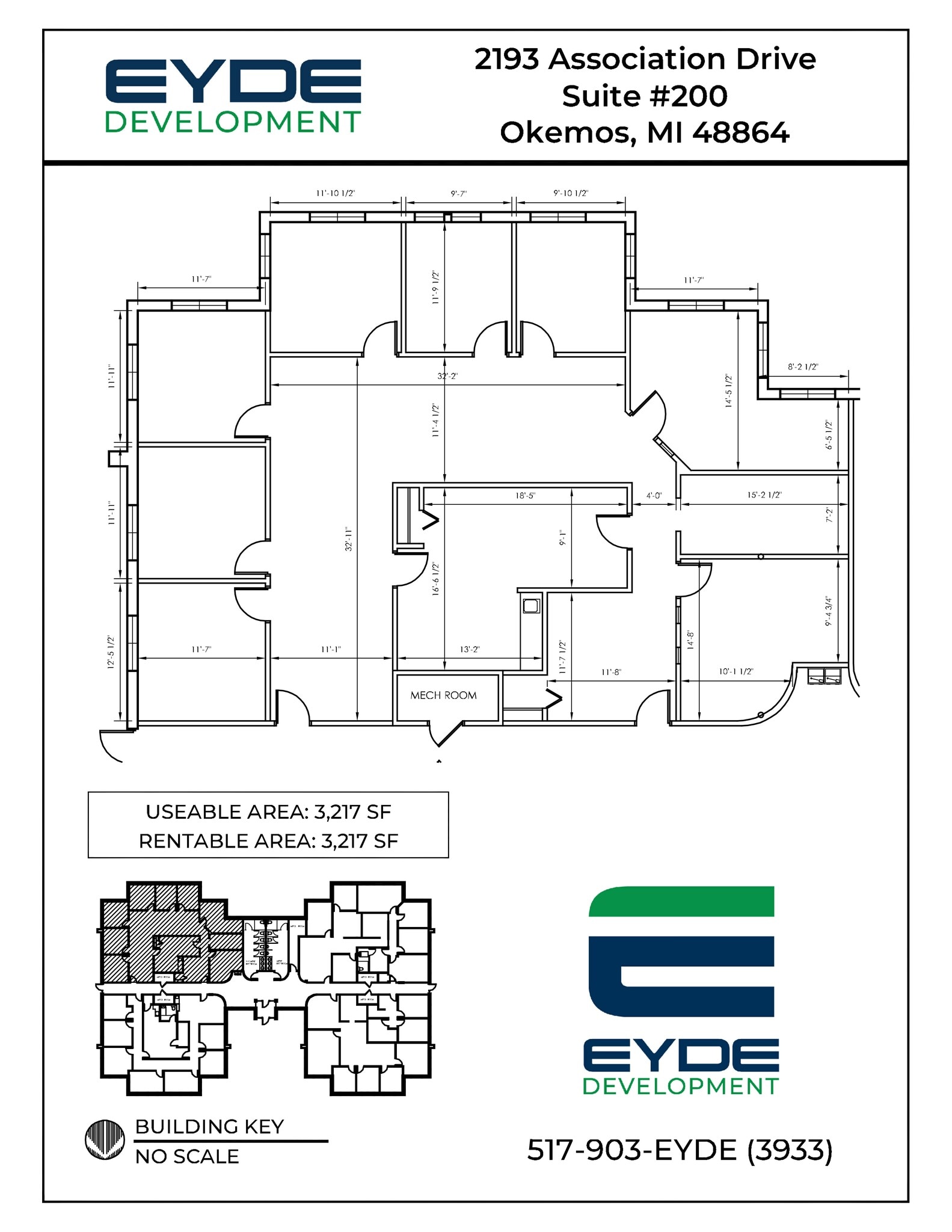 2193 Association Dr, Okemos, MI à louer Plan de site– Image 1 sur 1