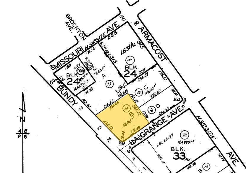 1990 S Bundy Dr, Los Angeles, CA à louer - Plan cadastral – Image 2 sur 19