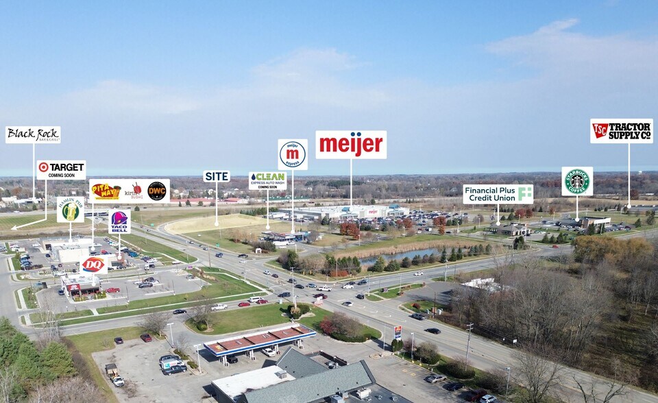 Davison - I-69 & Irish Rd, Davison, MI à vendre - Aérien – Image 1 sur 3