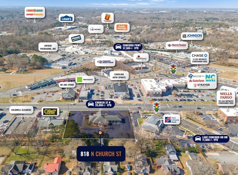 818 N Church St N, Concord, NC à vendre - Photo de l’immeuble – Image 3 sur 5