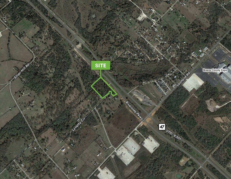 5800 & 5850 Lynette Circle, Bryan, TX à vendre - Aérien – Image 1 sur 2