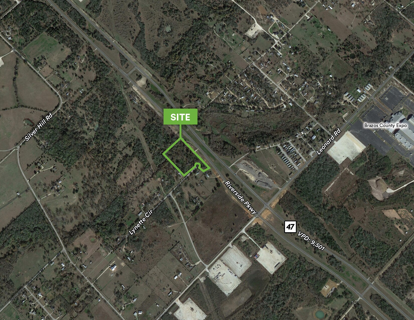 5800 & 5850 Lynette Circle, Bryan, TX à vendre Aérien– Image 1 sur 3