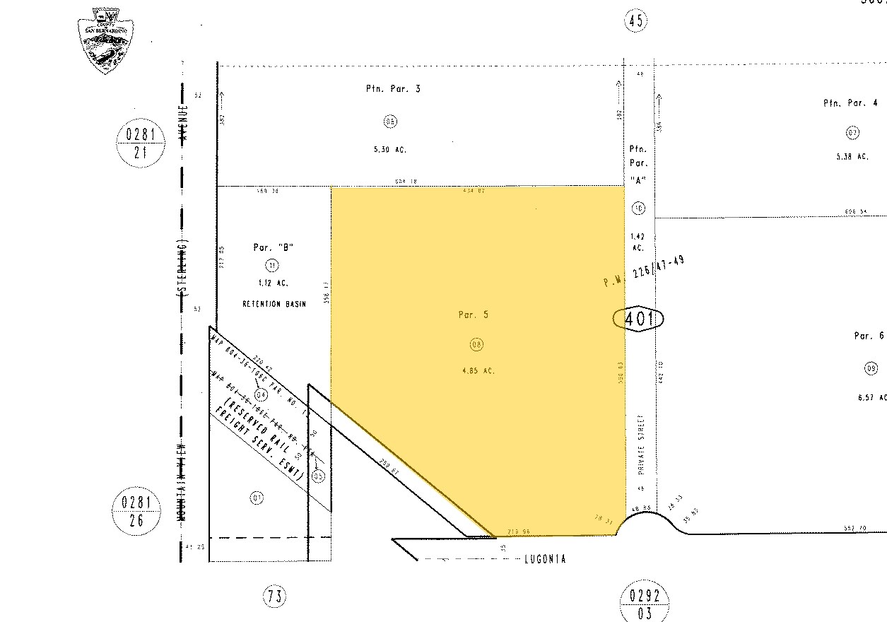 2470 W Lugonia Ave, Redlands, CA à louer Plan cadastral– Image 1 sur 7
