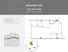 1825 S Grant St, San Mateo, CA à louer Plan d’étage– Image 1 sur 1