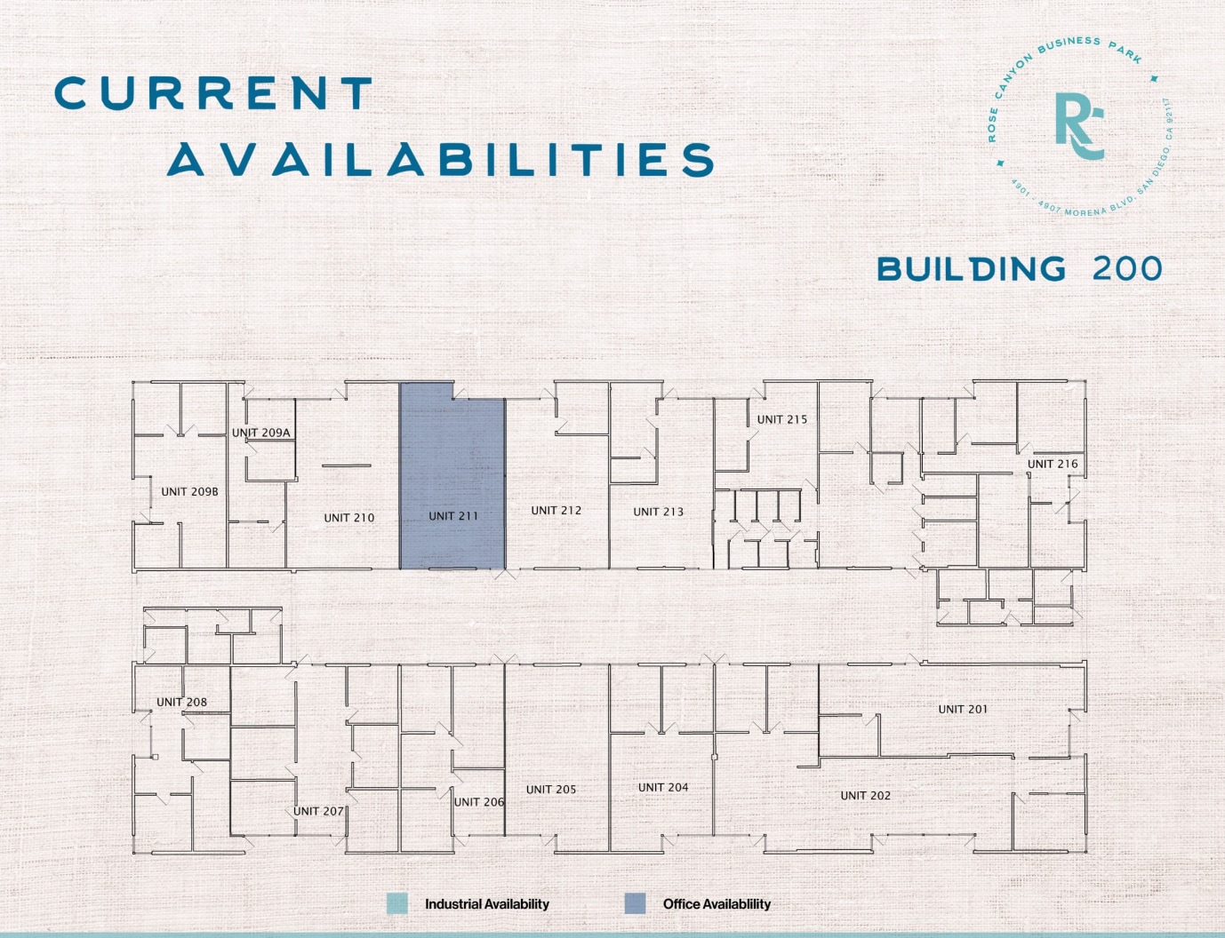 4901-4907 Morena Blvd, San Diego, CA à louer Plan d’étage– Image 1 sur 1
