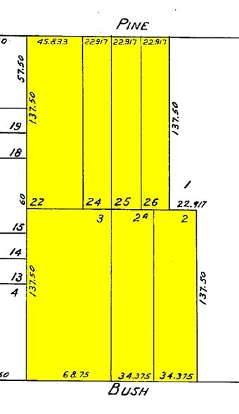 350 Bush St, San Francisco, CA à louer - Plan cadastral – Image 2 sur 26