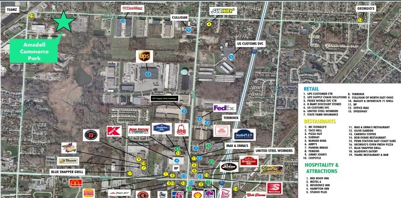 19697 Commerce Pky, Middleburg Heights, OH à vendre - Aérien – Image 2 sur 2