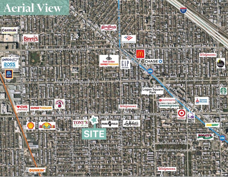 3563-3579 W Fullerton Ave, Chicago, IL à louer - Photo de l’immeuble – Image 3 sur 5