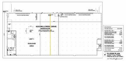 6225 Millcreek Dr, Mississauga, ON à louer Plan d’étage– Image 2 sur 2