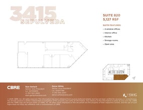 3415 S Sepulveda Blvd, Los Angeles, CA à louer Plan d’étage– Image 1 sur 1