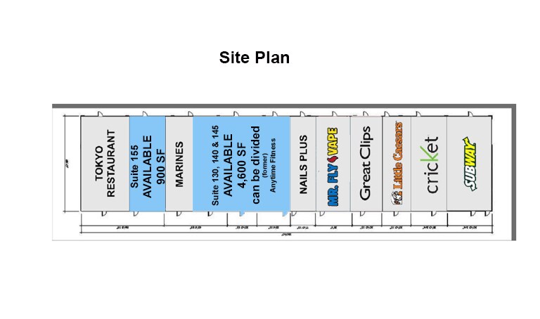 3601 W Main St, Durant, OK à louer Plan de site– Image 1 sur 2