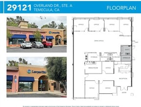 29121 Overland Dr, Temecula, CA à louer Plan d’étage– Image 1 sur 2