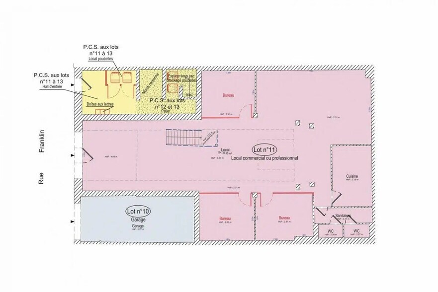Local commercial dans Le Havre à louer - Plan d’étage – Image 2 sur 3