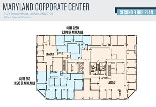 7404 Executive Pl, Lanham, MD à louer Plan d’étage– Image 1 sur 1