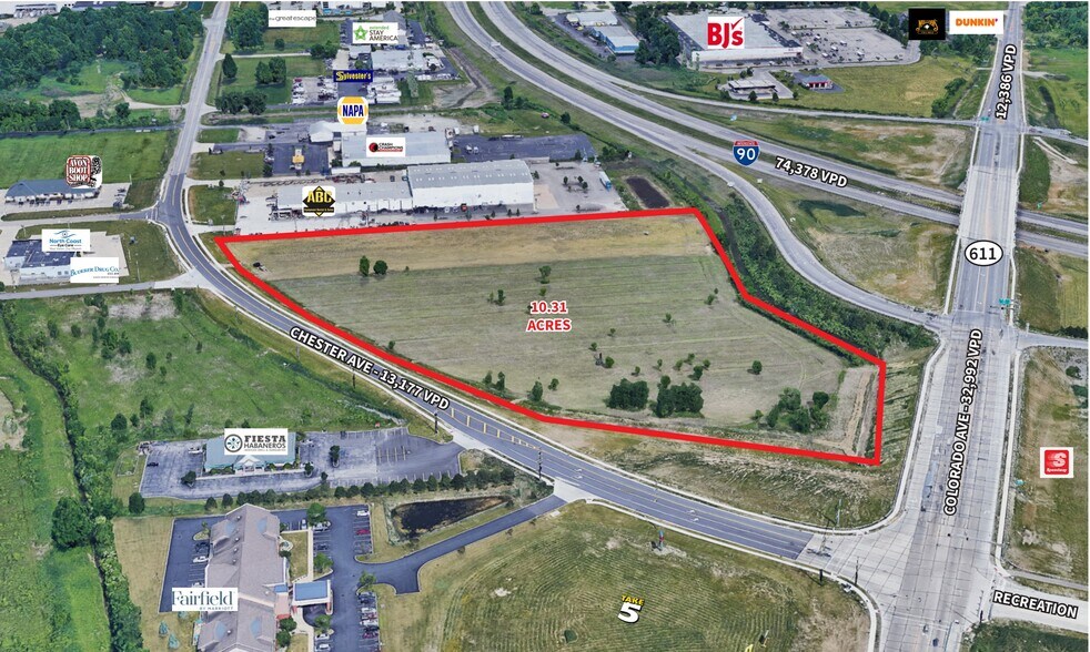 Chester Rd, Avon, OH à vendre - Aérien – Image 2 sur 4