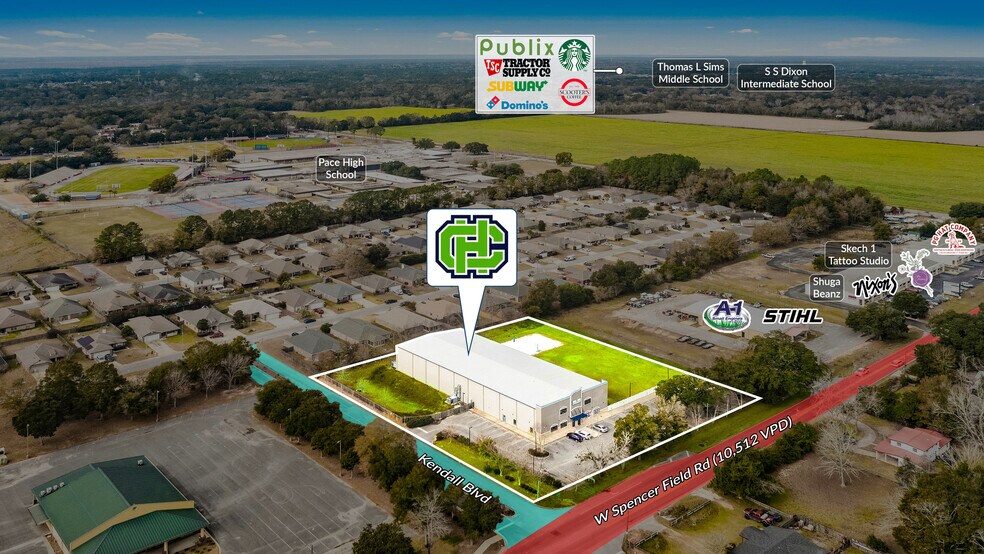 4805 W Spencer Field Rd, Pace, FL à vendre - Photo de l’immeuble – Image 3 sur 5