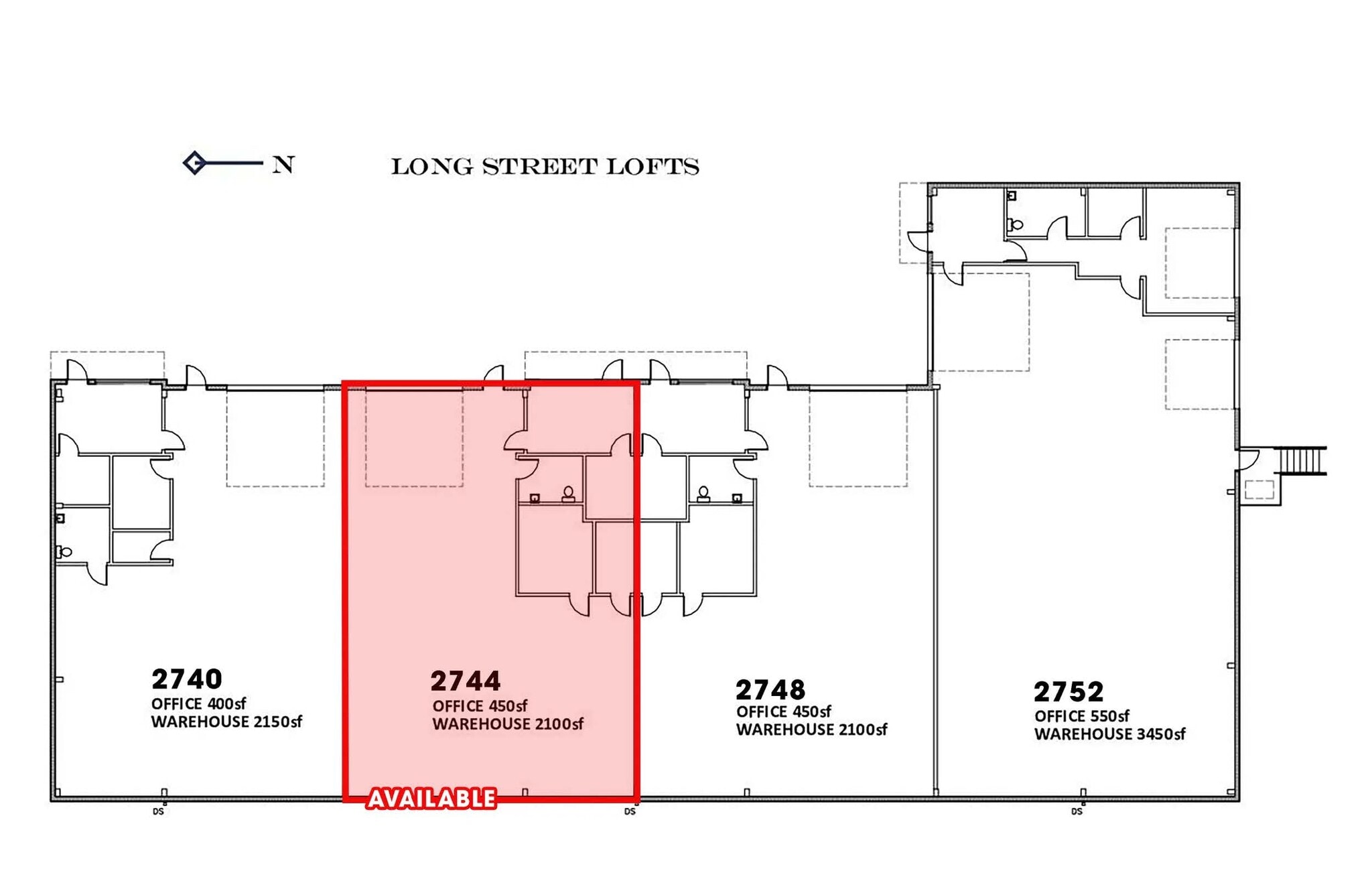 2744 SE Long St, Portland, OR à louer Plan d’étage– Image 1 sur 1