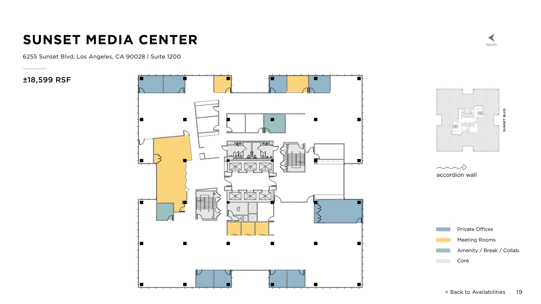 6255 W Sunset Blvd, Los Angeles, CA à louer Plan de site– Image 1 sur 1