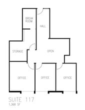 2929 Mossrock Dr, San Antonio, TX à louer Plan d’étage– Image 1 sur 1