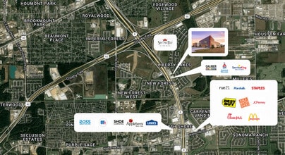 6750 E Sam Houston Pky N, Houston, TX - VUE AÉRIENNE  vue de carte