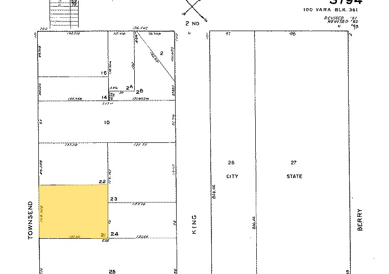 139 Townsend St, San Francisco, CA à louer - Plan cadastral – Image 2 sur 3